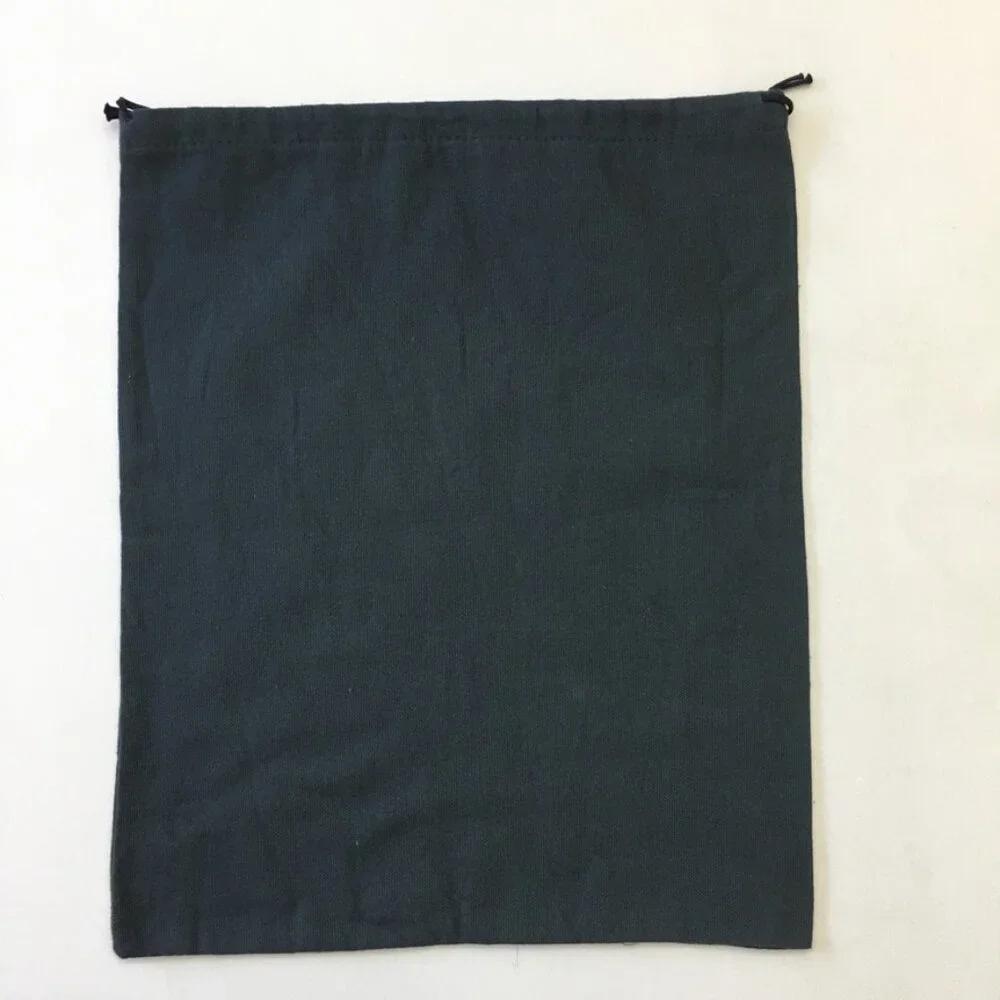 Fendi Dust Bag Jet Black Cotton 15